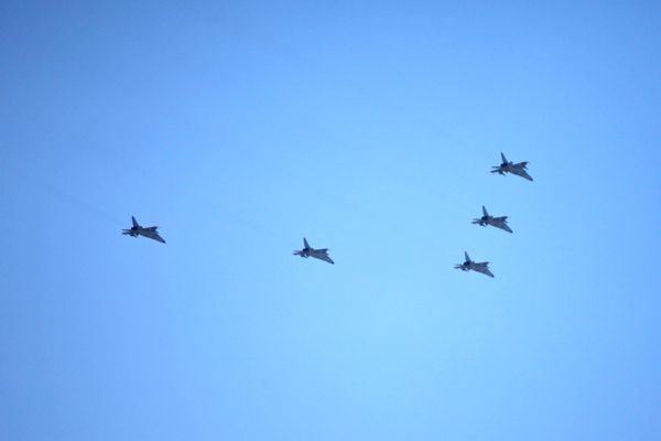 China National Day Celebration Rehearsal - Aircrafts