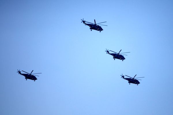 China National Day Celebration Rehearsal - Aircrafts