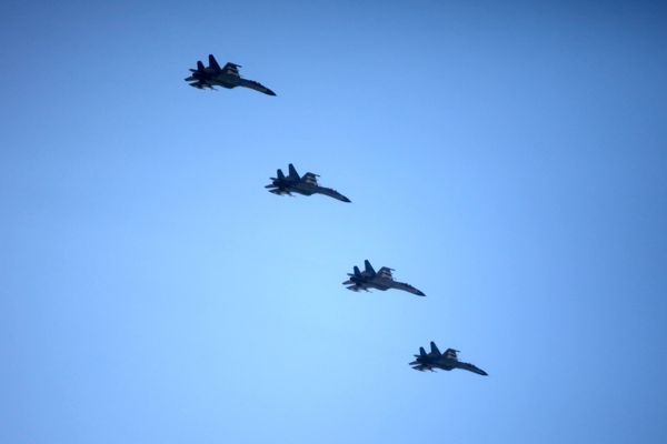 China National Day Celebration Rehearsal - Aircrafts